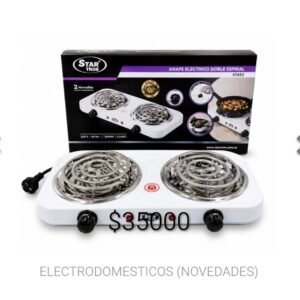 ANAFE ELECTRICO ESPIRAL DOBLE