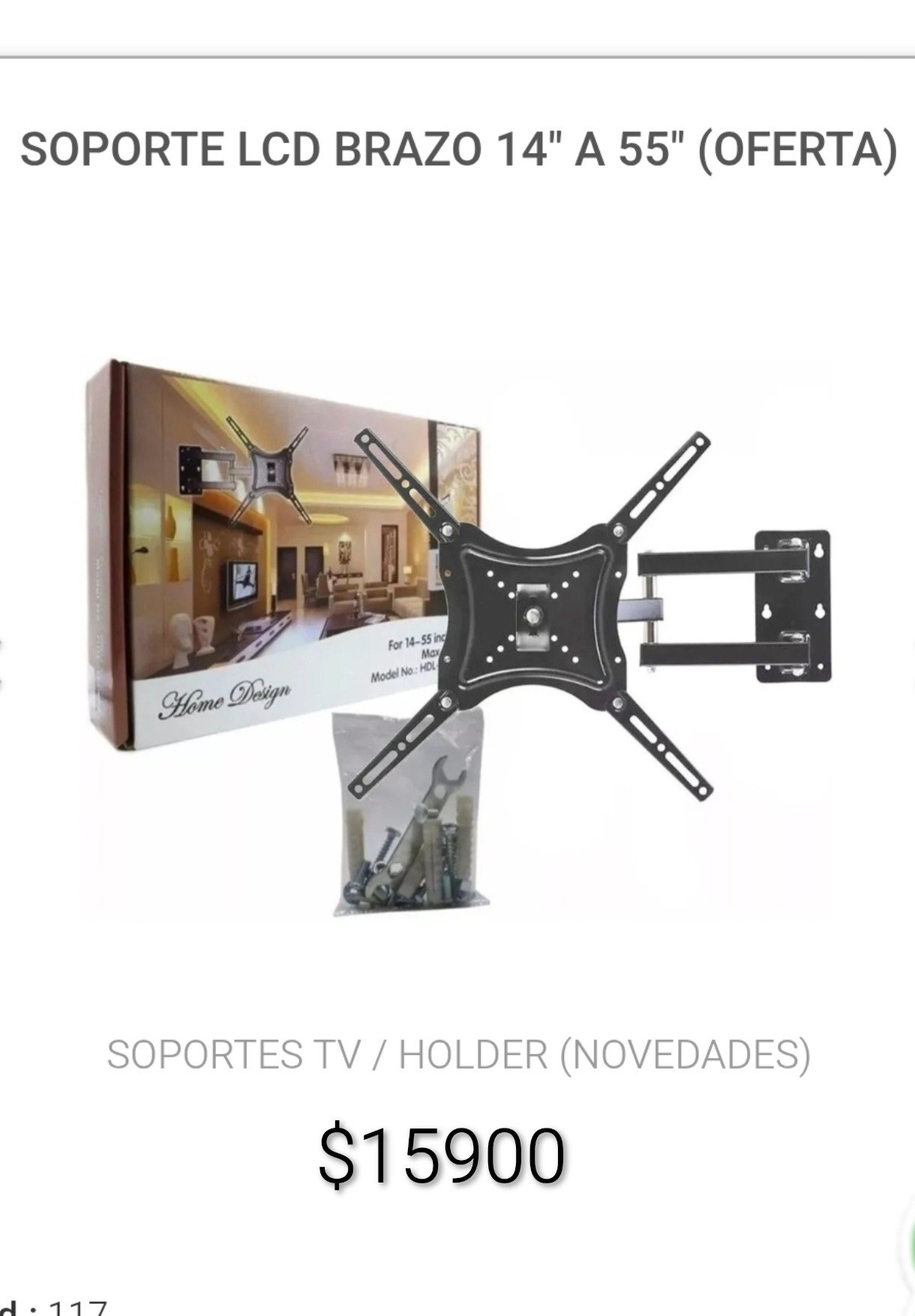 SOPORTE PARA TV 14" A 55"