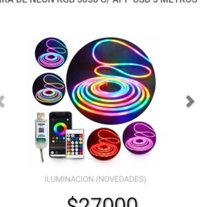 LUZ LED COLORES